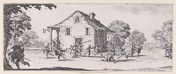 La Maraude (Pilfering), from "Les Misères et les Mal-Heures de la Guerre" (The Miseries and Misfortunes of War), plate 4