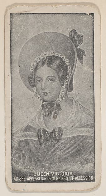 Queen Victoria trade card (W500)