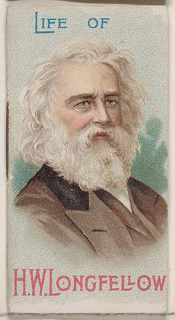 Life of Henry Wadsworth Longfellow, from the Histories of Poor Boys and Famous People series of booklets (N79) for Duke brand cigarettes