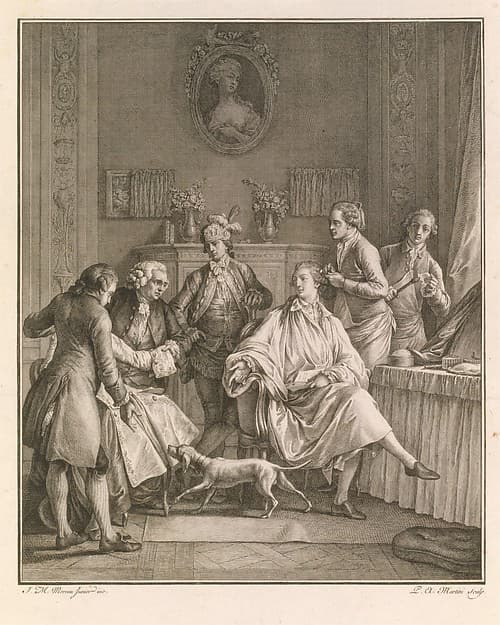 The Morning Toilet (La Petite Toilette), from "Le Monument du Costume"