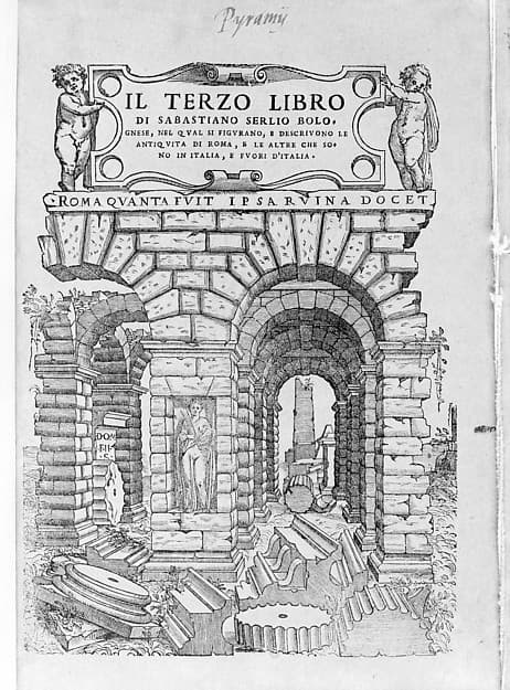 Il terzo libro di Sebastiano Serlio (Bolognese)