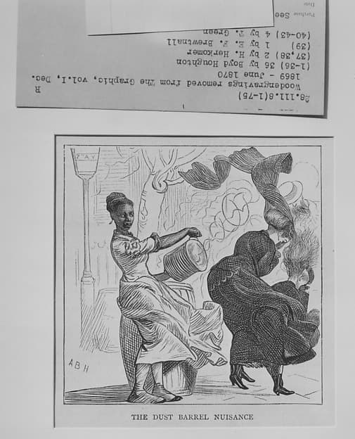 The Dust Barrel Nuisance, from "The Graphic," vol. 1