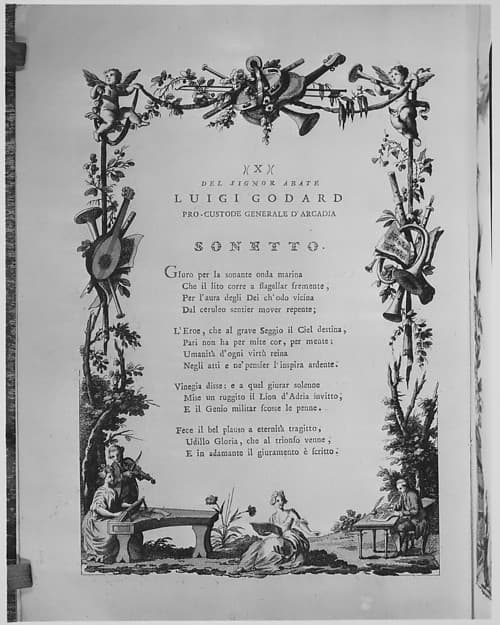 Poesie per l'ingresso solenne di sua eccellenza il signor Gio: Antonio Gabriel cavaliere, e cancellier grande