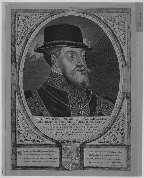 Philip II, King of Spain, from the series Counts and Countesses of Holland, Zeeland, and West-Frisia