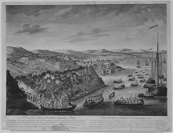 A View of the Taking of Quebec, September 13, 1759