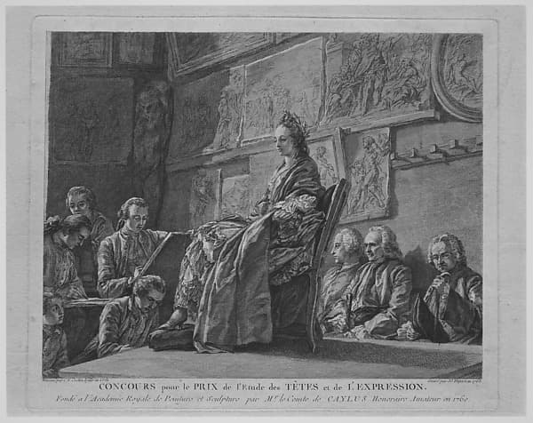 Concours pour le Prix de l'Etude des Têtes et de l'Expression (Portrait of Mlle. Clairon)