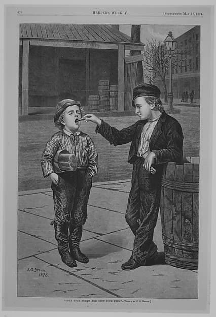 Open Your Mouth and Shut Your Eyes (from "Harper's Weekly")