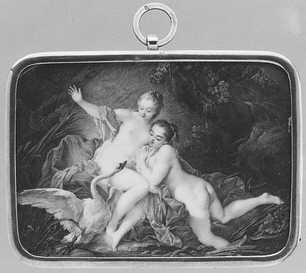 Leda and the Swan, after Boucher