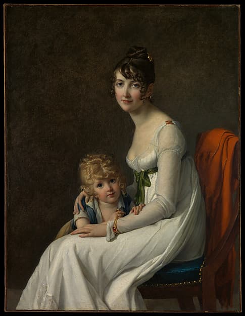 Madame Philippe Panon Desbassayns de Richemont (Jeanne Eglé Mourgue, 1778–1855) and Her Son, Eugène (1800–1859)