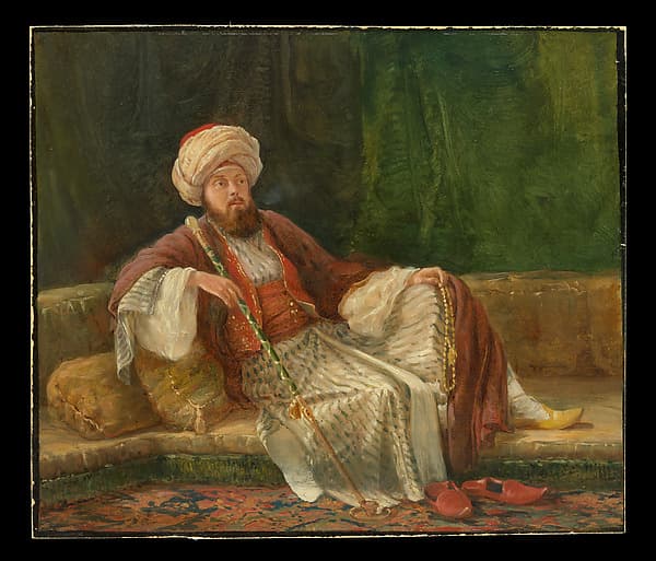 Western Gentleman in Oriental Costume
