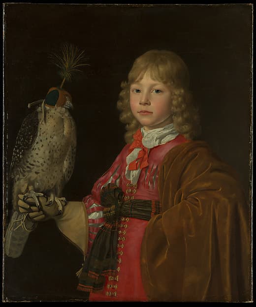 Portrait of a Boy with a Falcon