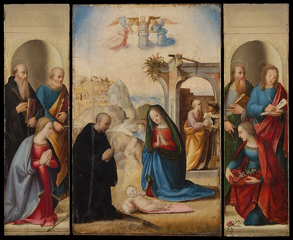 The Nativity with Saints