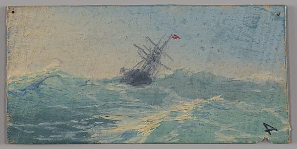 A Ship in a Stormy Sea