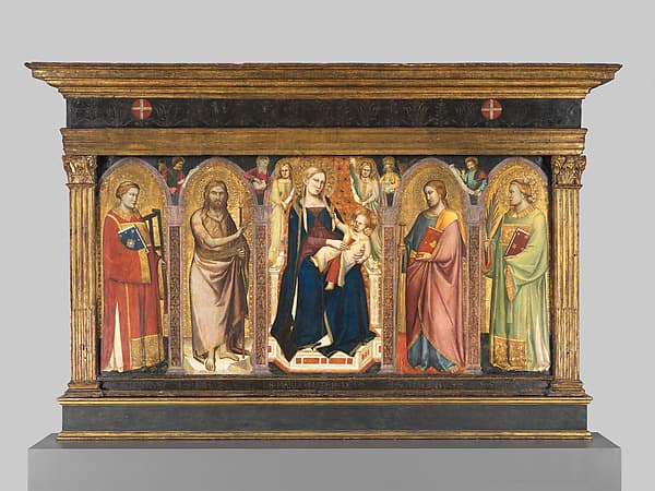 Madonna and Child Enthroned with Saints