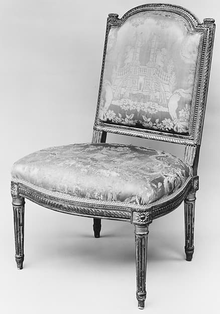 Side chair (Chaise à la reine) (part of a set)