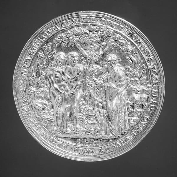 Adam and Eve in the Garden of Paradise