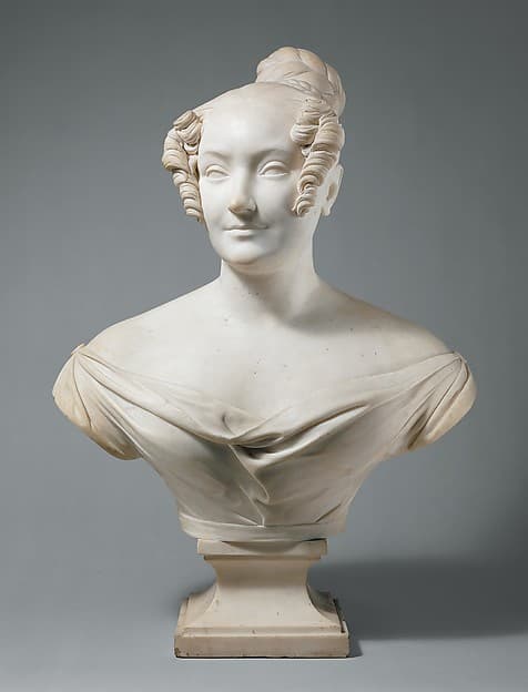 Bust of a young woman