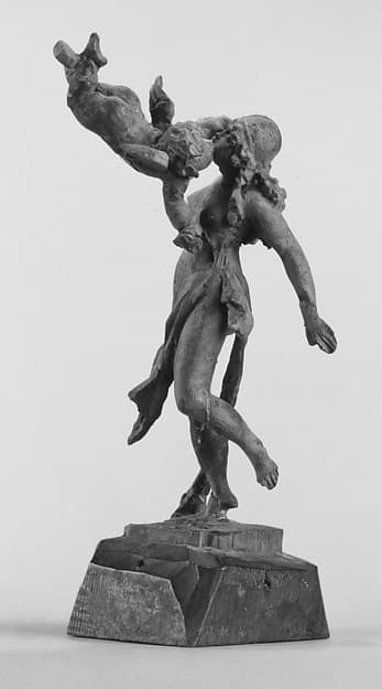 Nymph surprised by Cupid