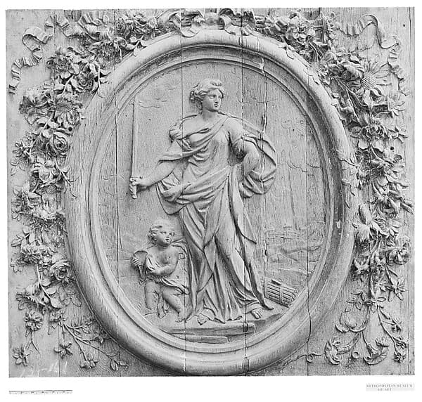 Pair of overdoors from a porte cochère