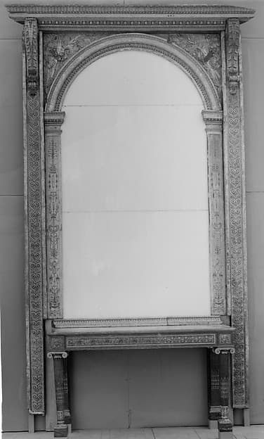 Overmantel mirror