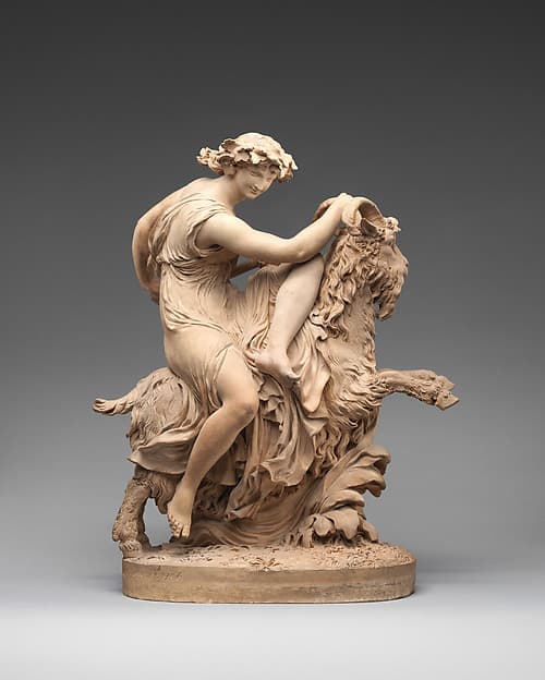 Bacchante Riding a Goat