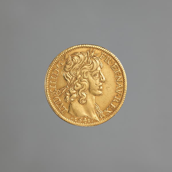 Double Louis d’or of Louis XIII of France (b. 1601; r. 1610-43)