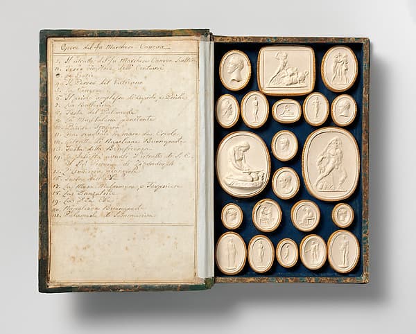 Impressions of intaglios after the statuary of Canova and Thorvaldsen