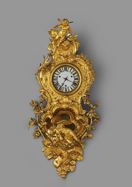 Wall clock (pendule en cartel)