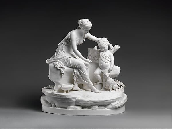 Seated woman and the infant Hercules