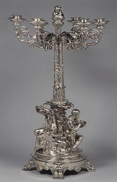 Six-light candelabrum