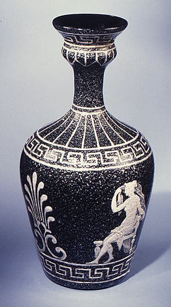 Mercury with a seated lady (Herse?)