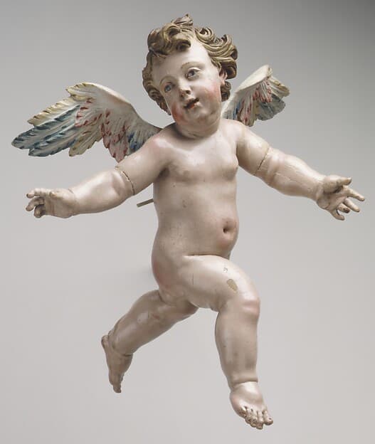 Winged cherub