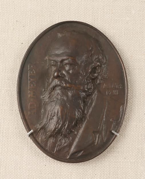 Portrait of Adolf Meyer-Gedanensis, Numismatist, in his 63rd Year
