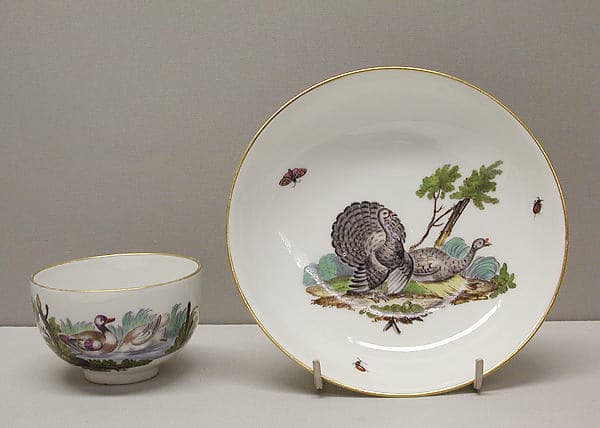 Teacup and saucer