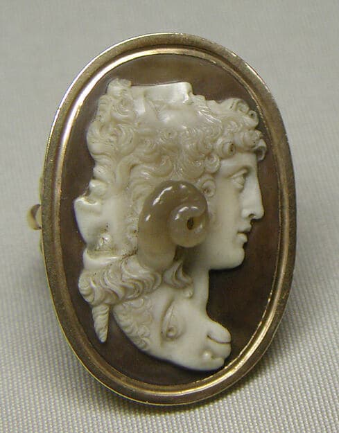 Gryllos: conjoined heads of a youth, a bearded man, a satyr, and a ram