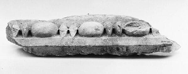 Marble architectural fragment from the Temple of Artemis at Sardis