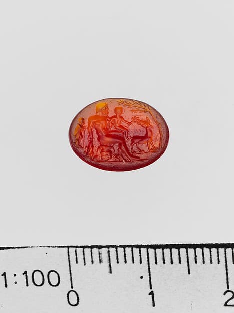 Carnelian ring stone