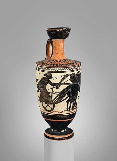 Terracotta lekythos (oil flask)