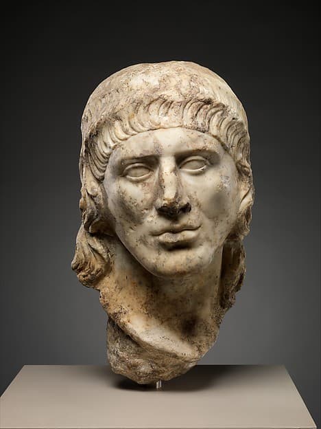 Marble head of a man