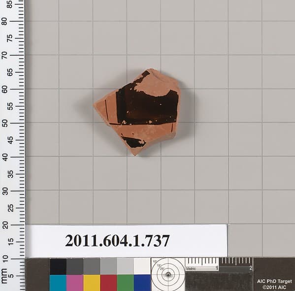 Terracotta fragment of a kylix (drinking cup)