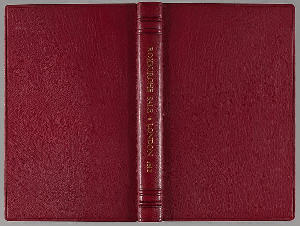 A catalogue of the library of the late John, Duke of Roxburghe : arranged by G. and W. Nicol ; which will be sold by auction ... on Monday, 18th May, 1812, and the forty-one following days, Sundays excepted ... by Robert H. Evans