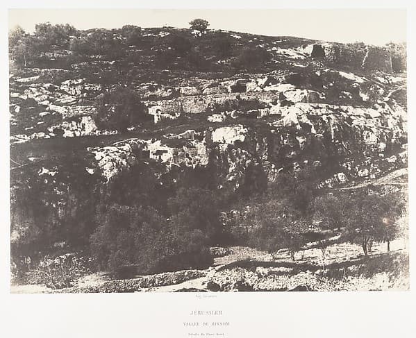 Jérusalem, Vallée de Hinnom, Détails du flanc droit, 2
