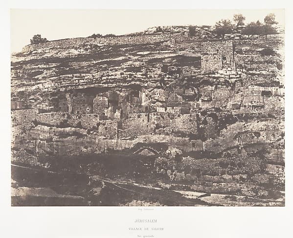 Jérusalem, Village de Siloam, Vue générale