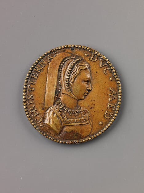 Portrait medal of Christine of Denmark