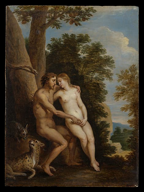 Adam and Eve in Paradise