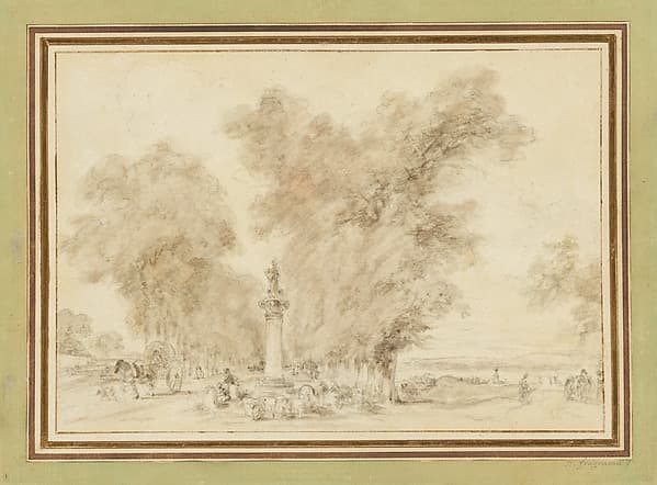Landscape with Road and Monument