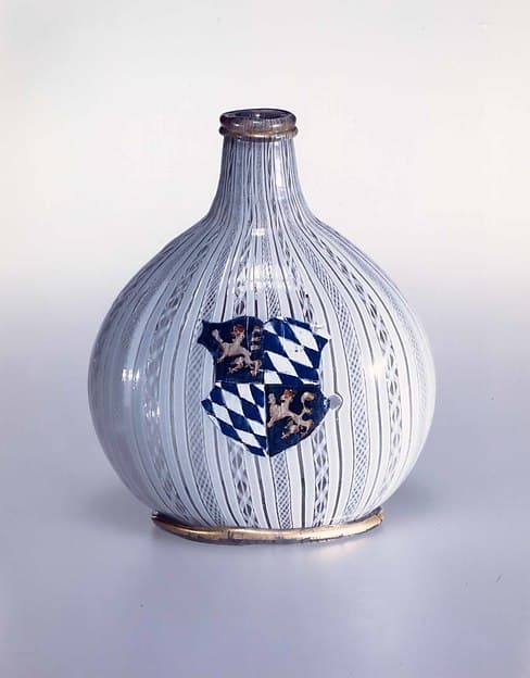 Armorial flask