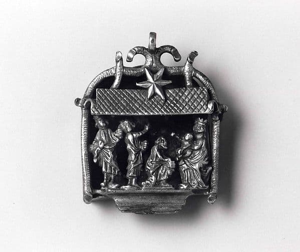 Pilgrim Badge with Adoration of the Magi
