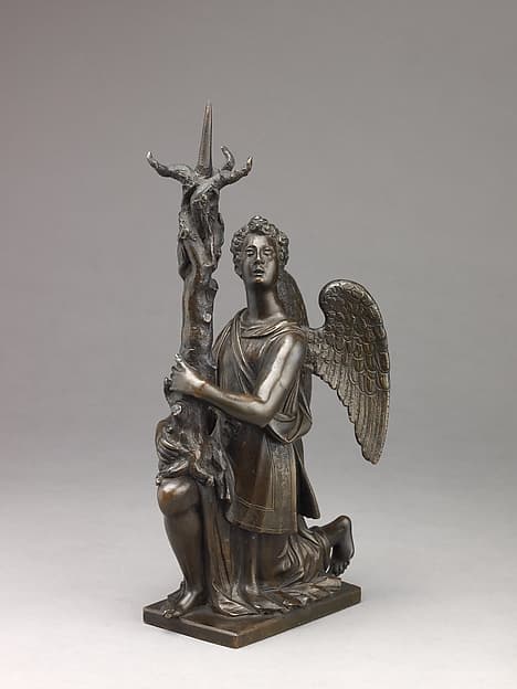 Candlestick in the Form of a Kneeling Angel