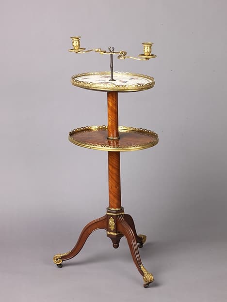 Candlestand and holder (guéridon)